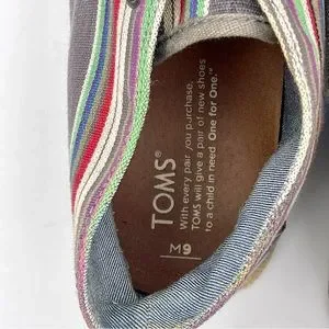 Toms | Shoes | Toms Rare Mens Denim Stripe Desert Botas  display picture 1